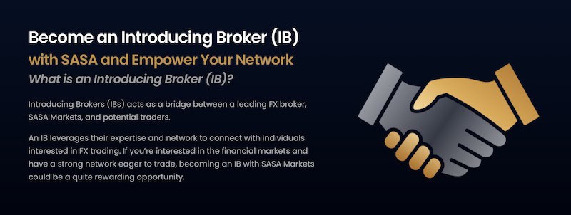 Become a SASA Markets Introducing Broker and Unlock Profitable Forex Referral Opportunities